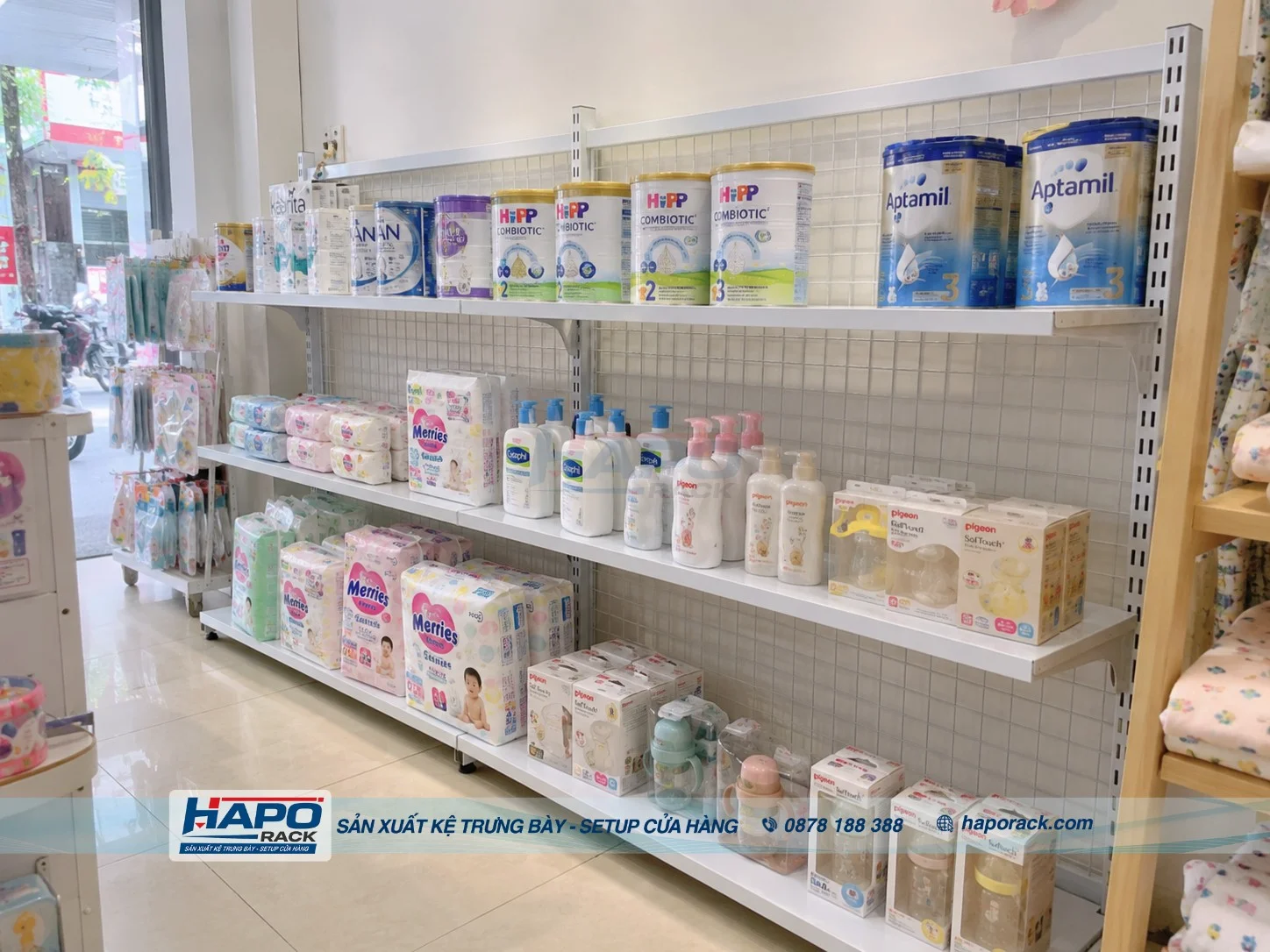 Kệ Lưng Lưới 3 Tầng Cao 1m2 Thiết Kế Thấp Gọn, Không Che Tầm Nhìn