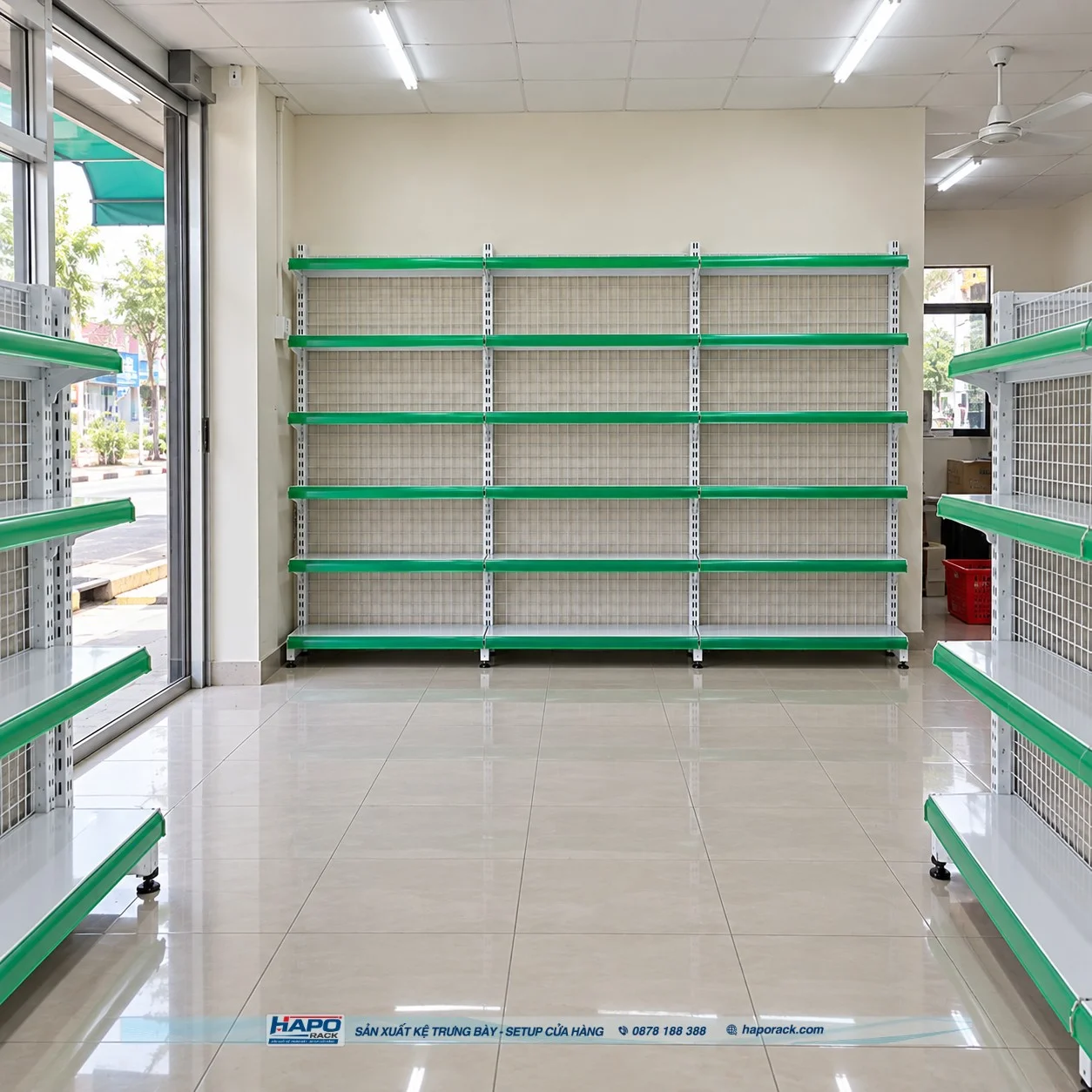 Kệ Lưng Lưới 6 Tầng Giá Xưởng