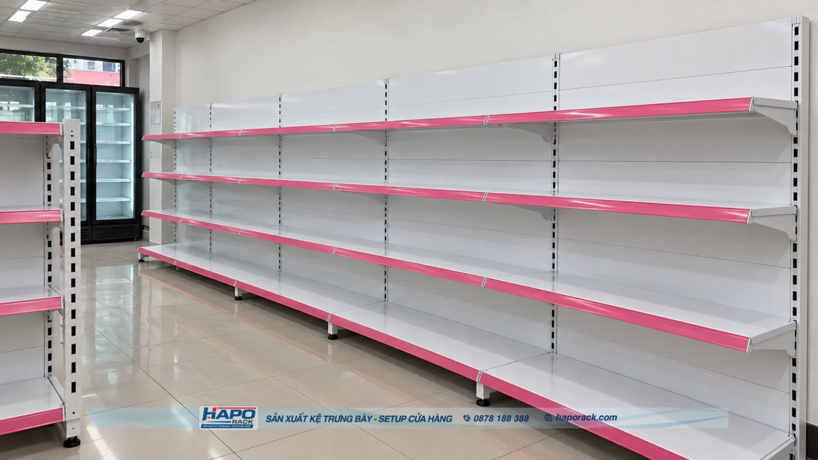 Kệ Lưng Tôn Liền 4 Tầng Sát Tường