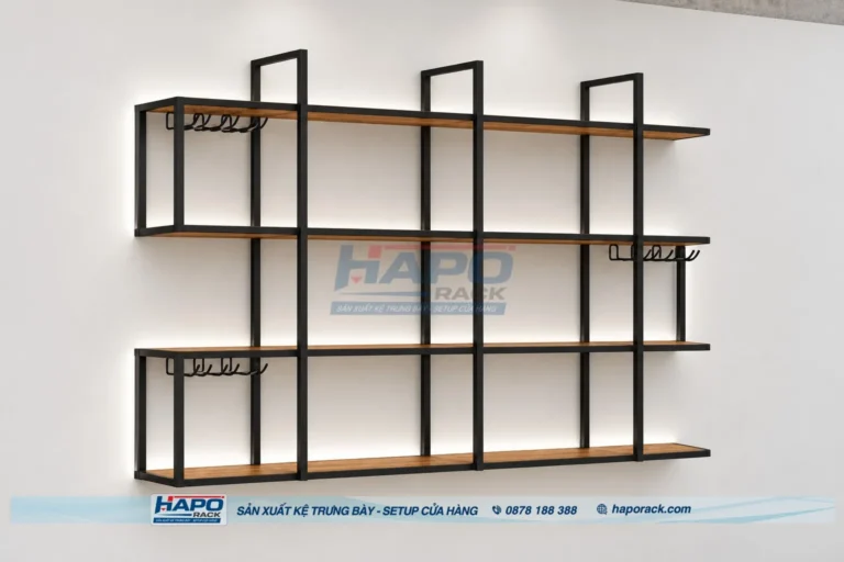 KỆ RƯỢU TREO TƯỜNG