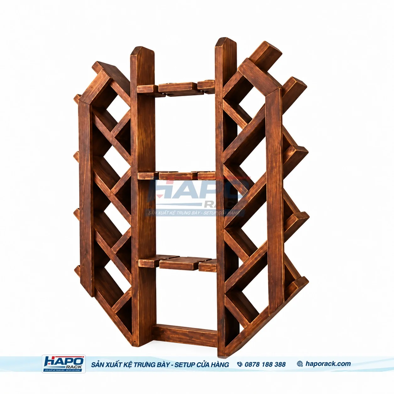 Kệ rượu treo tường dành cho quầy bar