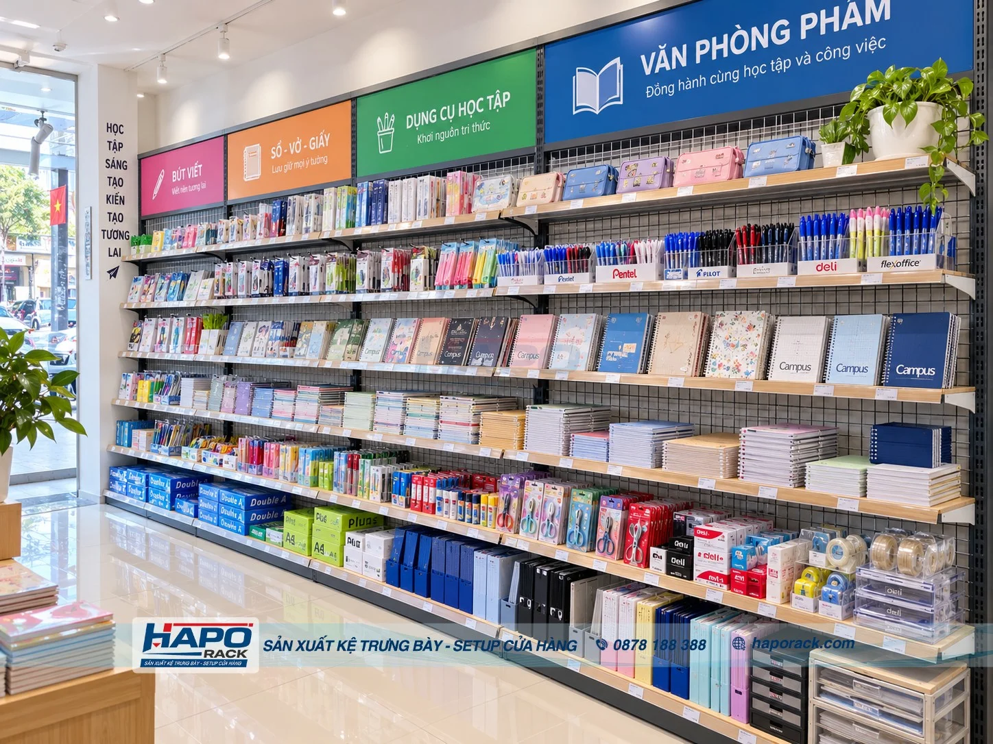 Kệ Siêu Thị Đơn Lưng Lưới 6 Tầng Cao 2m1 Sức Chứa Lớn
