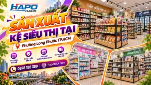 Kệ Siêu Thị Phường Long Phước TP.HCM – Sản Xuất, Giao Và Lắp Đặt