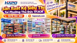 Kệ Siêu Thị Phường Thủ Đức TP.HCM – Sản Xuất, Giao Và Lắp Đặt