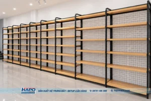 Kệ Gỗ Trưng Bày Thiết Bị Điện Tử - ảnh 4