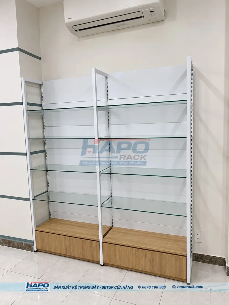 KỆ TRƯNG BÀY MỸ PHẨM