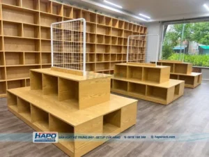 Kệ Gỗ Trưng Bày Nhà Sách - ảnh 5