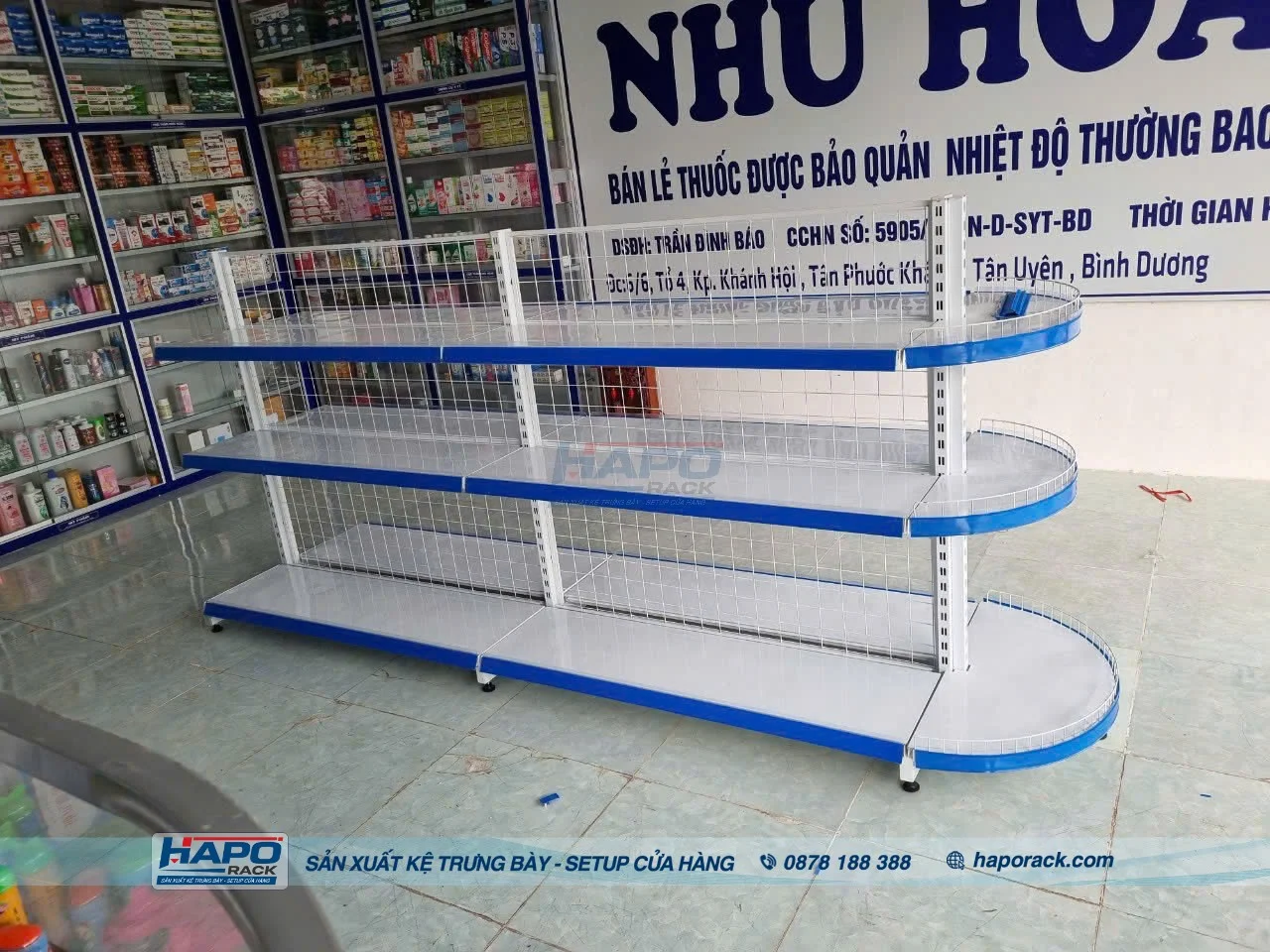 kệ trưng bày thuốc tại Xã Phù Cát