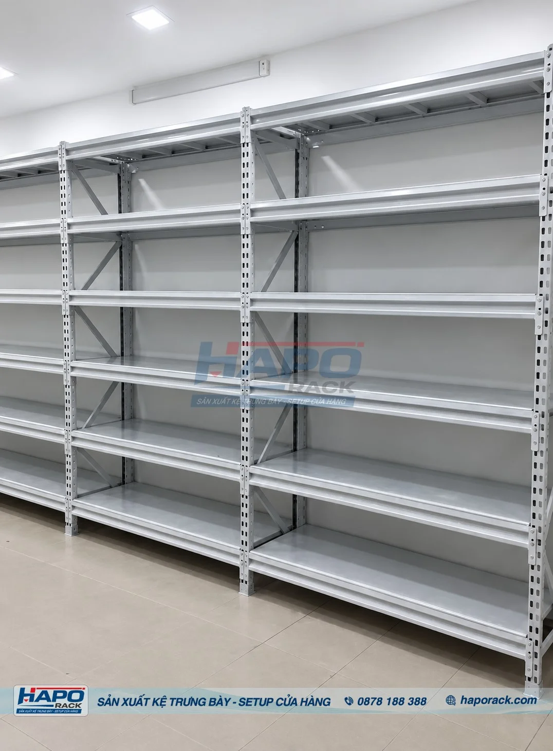 Kệ Trung Tải 6 Tầng – Kích Thước Và Báo Giá