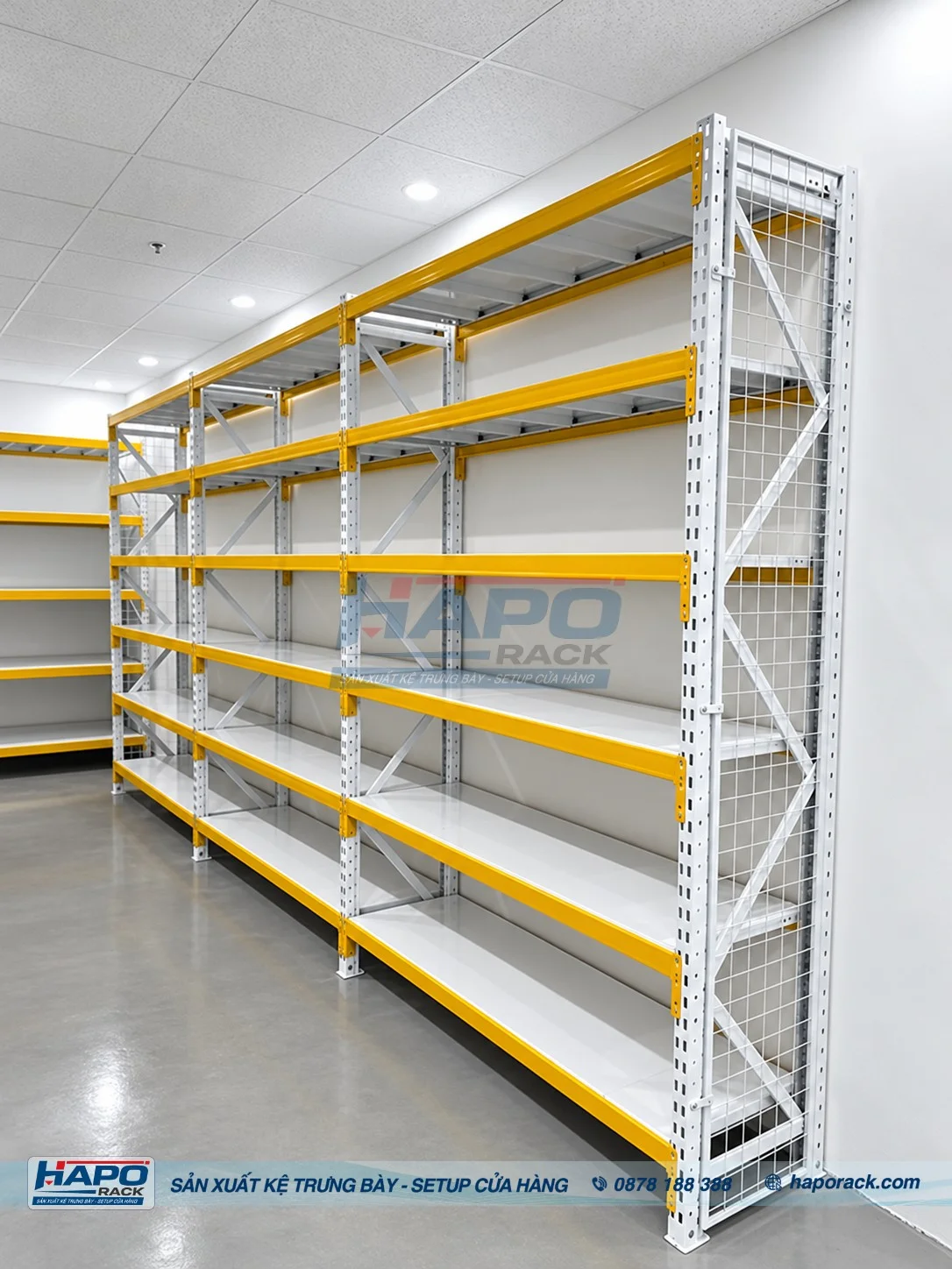 Kệ Trung Tải 6 Tầng – Tối Ưu Diện Tích Lưu Trữ