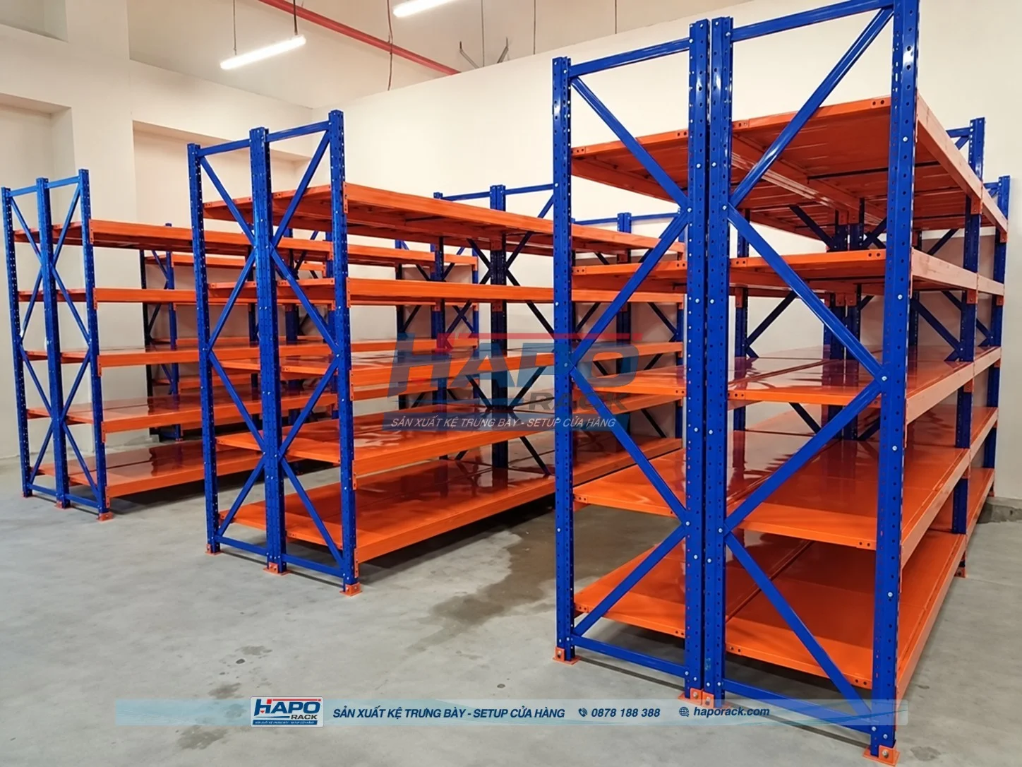 Kệ trung tải Haporack có thiết kế linh hoạt và dễ dàng tháo lắp