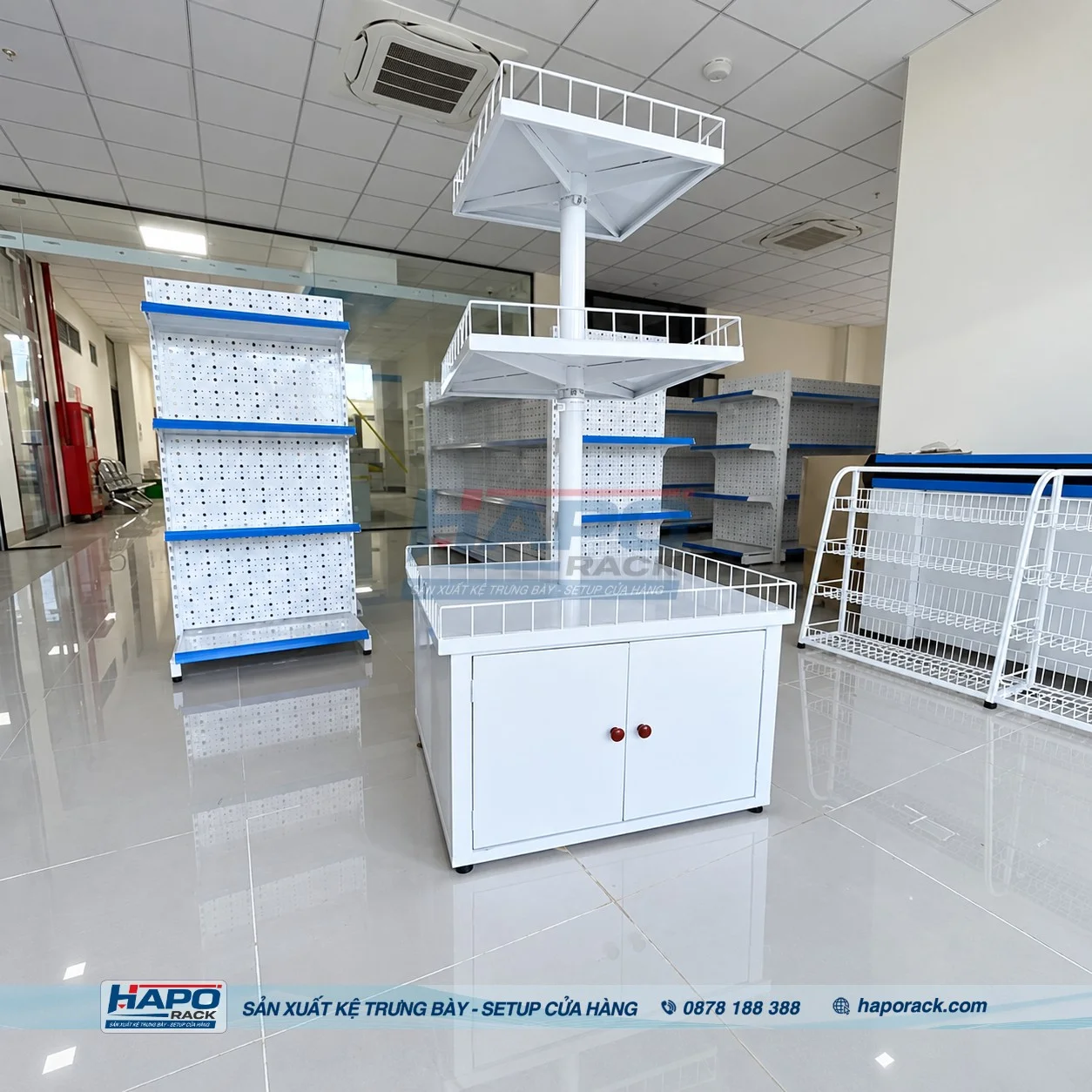 Kệ Vuông Khung Sắt – Thiết Kế Chắc Chắn, Dễ Sử Dụng