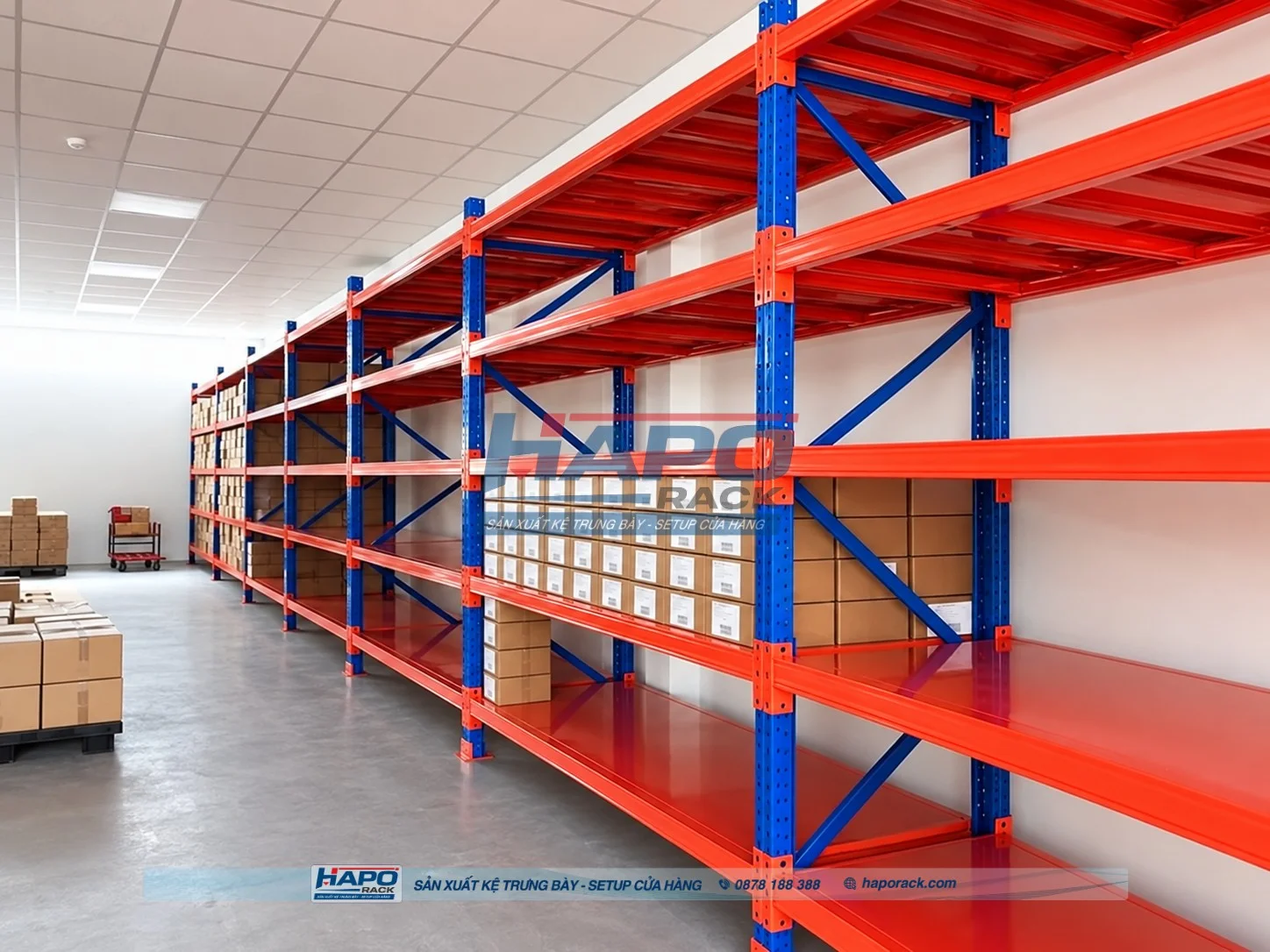 Mẫu kệ trung tải chịu lực tốt phù hợp lưu trữ hàng hóa