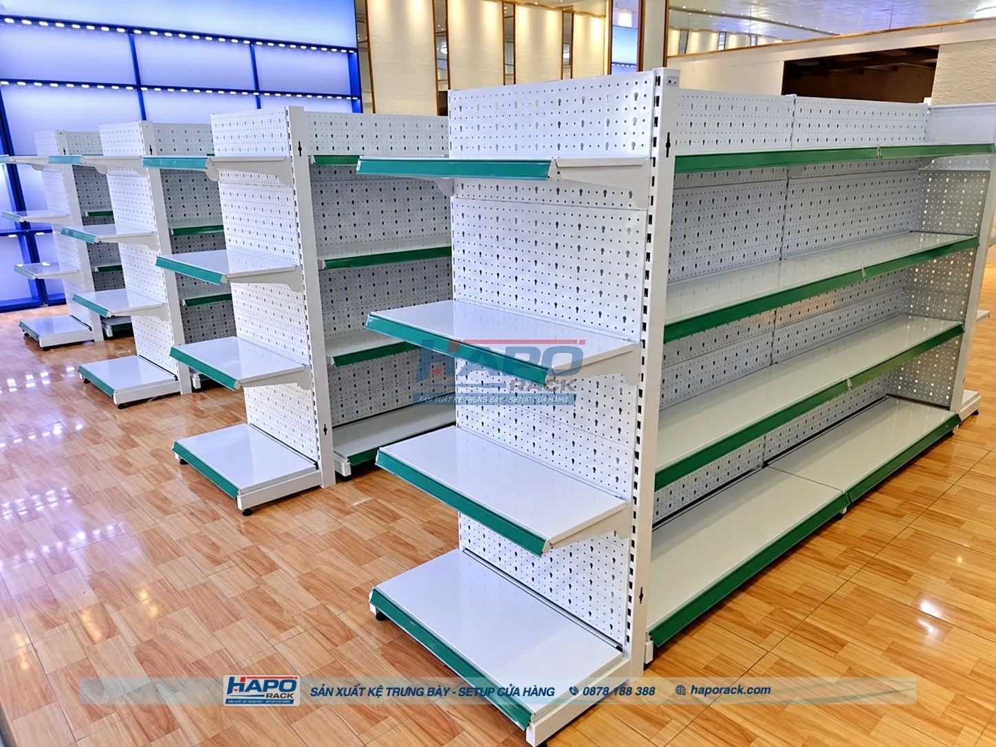 Móc treo phụ kiện lắp trên tấm lưng kệ tôn lỗ HAPO RACK