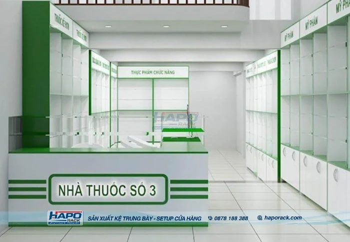 quầy tư vấn và bán thuốc chuyên nghiệp