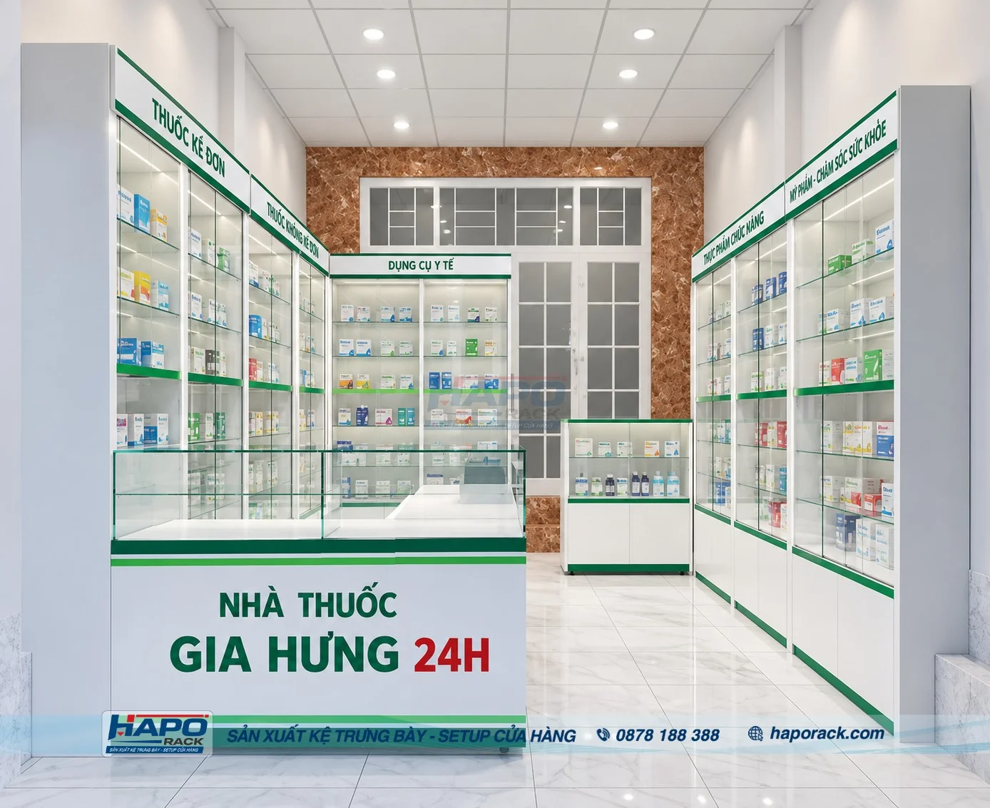 quầy tư vấn và bán thuốc chuyên nghiệp