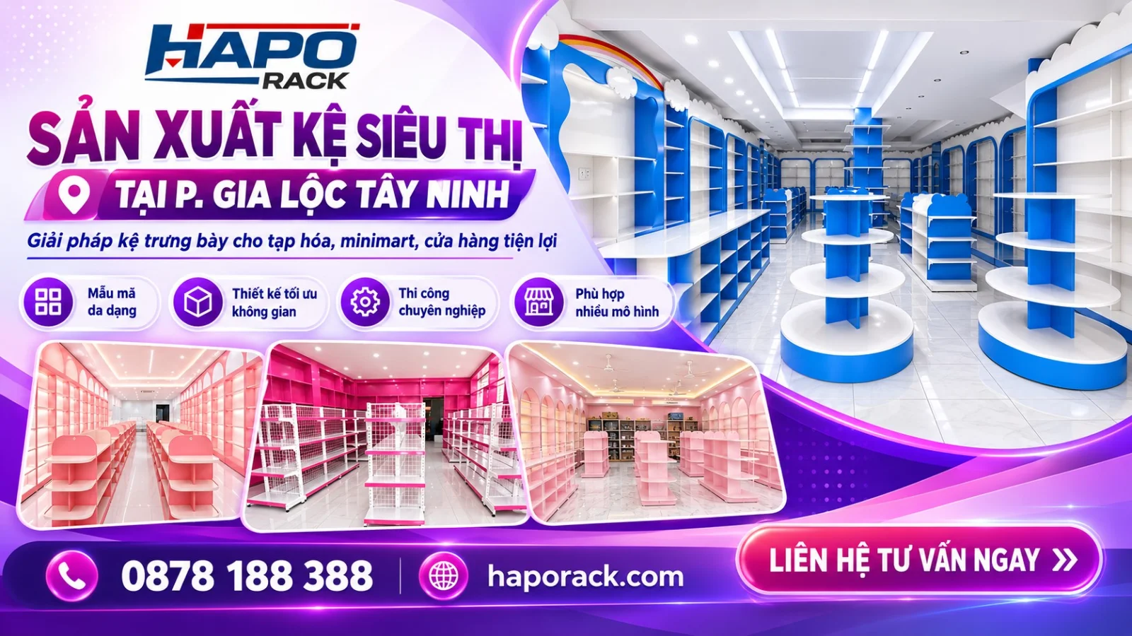 Sản Xuất Kệ Siêu Thị Tại P. Gia Lộc Tây Ninh – Cập Nhật Bảng Giá 2026