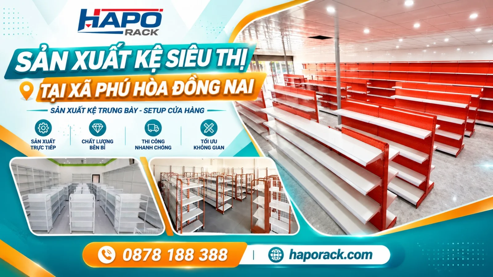 Sản Xuất Kệ Siêu Thị Tại Phú Hòa Đồng Nai Giá Tốt, Chất Lượng Cao