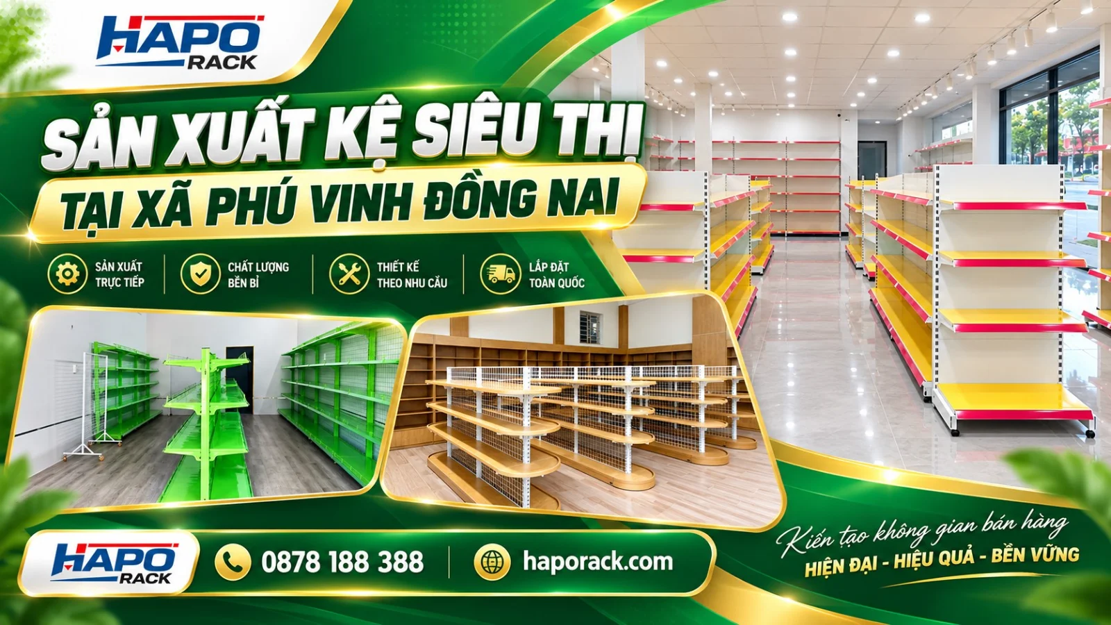 Sản Xuất Kệ Siêu Thị Tại Phú Vinh Đồng Nai Giá Rẻ, Chất Lượng Cao