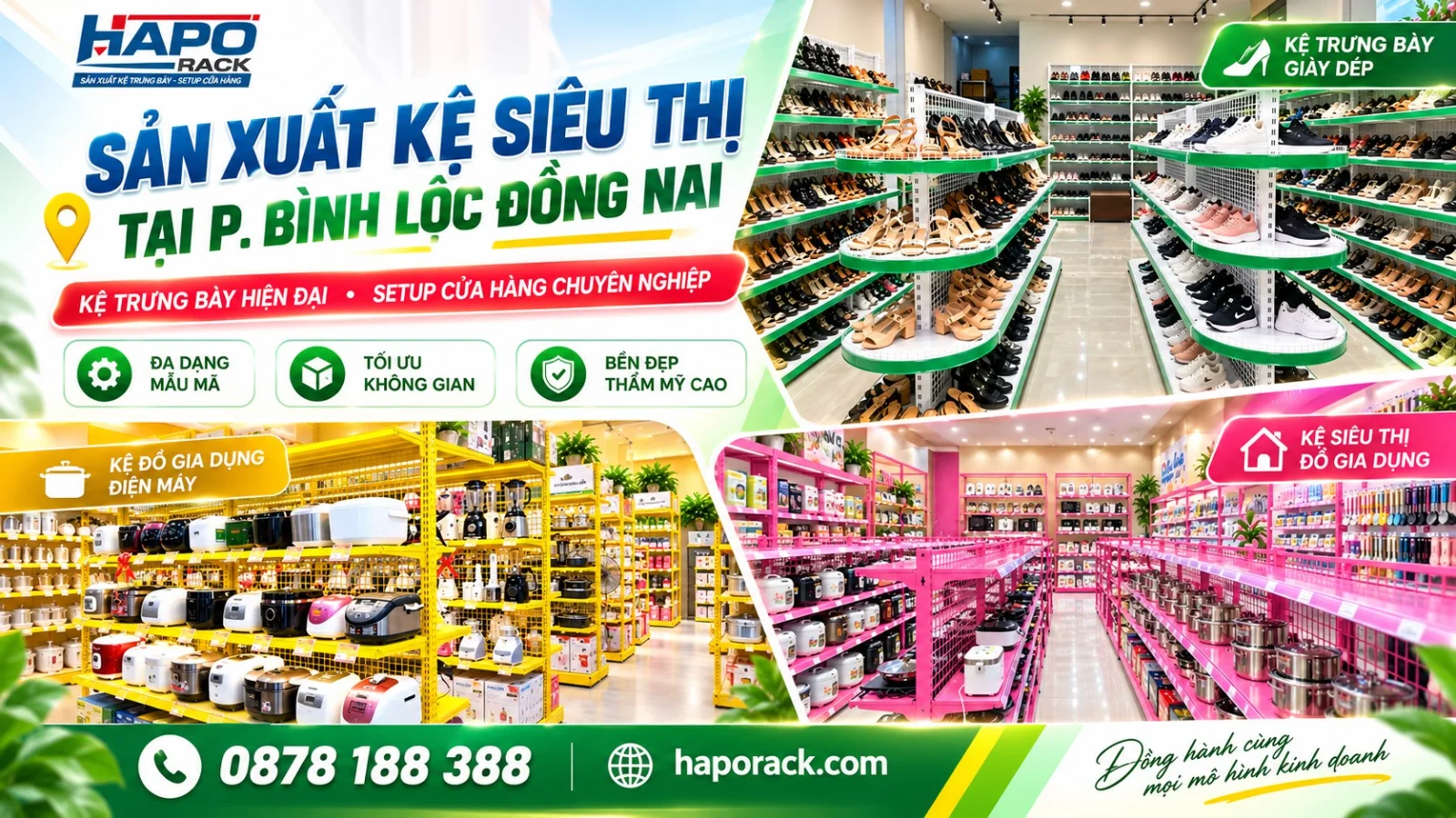 Sản Xuất Kệ Siêu Thị Tại Phường Bình Lộc Đồng Nai Giá Tận Xưởng