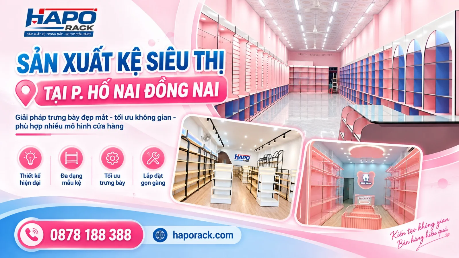 Sản Xuất Kệ Siêu Thị Tại Phường Hố Nai Đồng Nai Giá Gốc Tận Xưởng