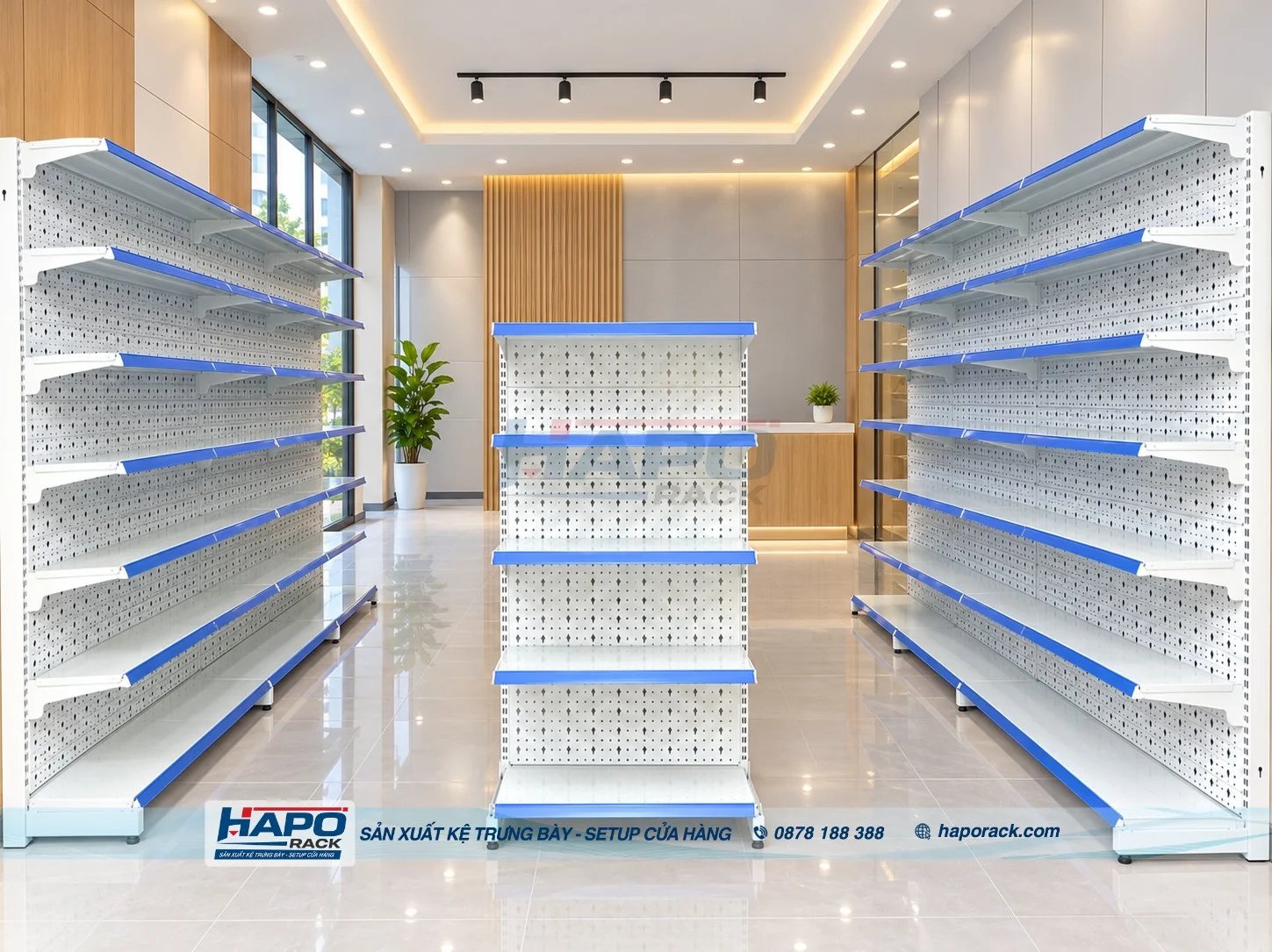 Sản Xuất Kệ Siêu Thị Tại Phường Phước Long TP.HCM Theo Kích Thước