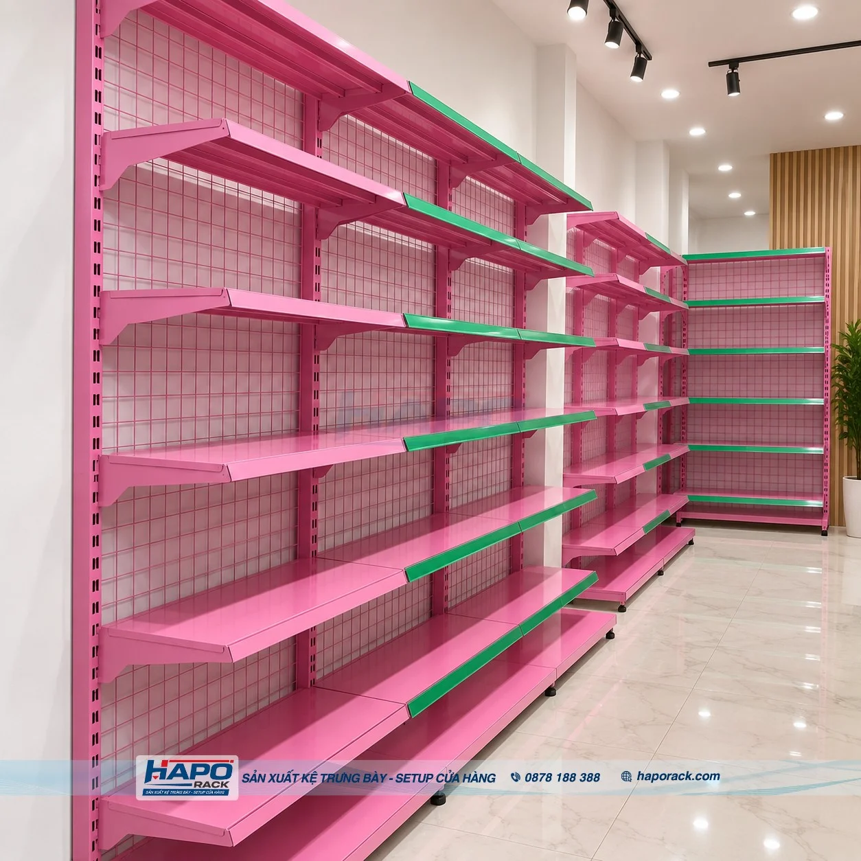 Sản Xuất Kệ Siêu Thị Tại Tam Long TP.HCM Cho Tạp Hóa, Minimart
