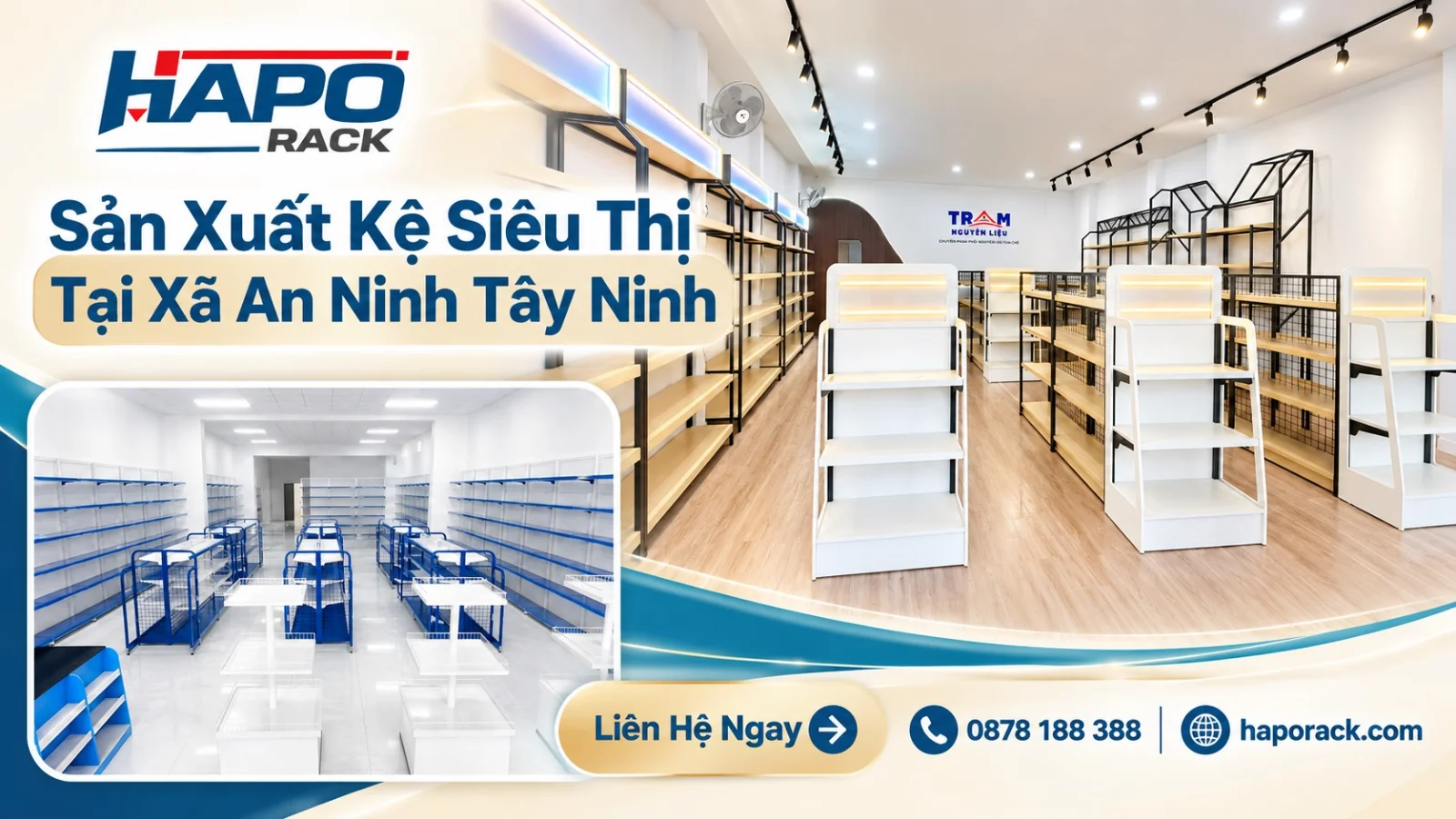 Sản Xuất Kệ Siêu Thị Tại Xã An Ninh Tây Ninh Theo Yêu Cầu