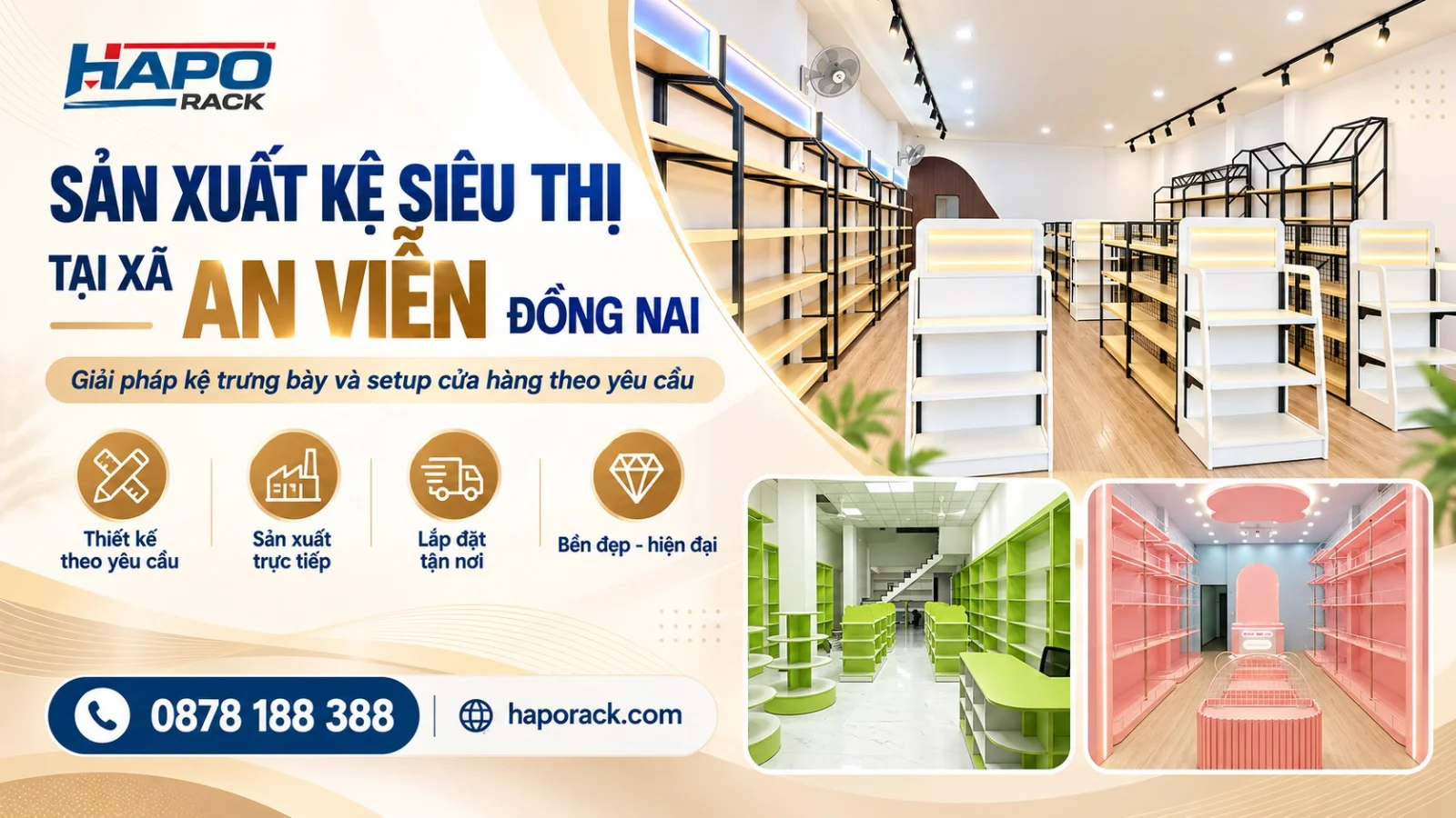 Sản Xuất Kệ Siêu Thị Tại Xã An Viễn Đồng Nai Giá Tốt