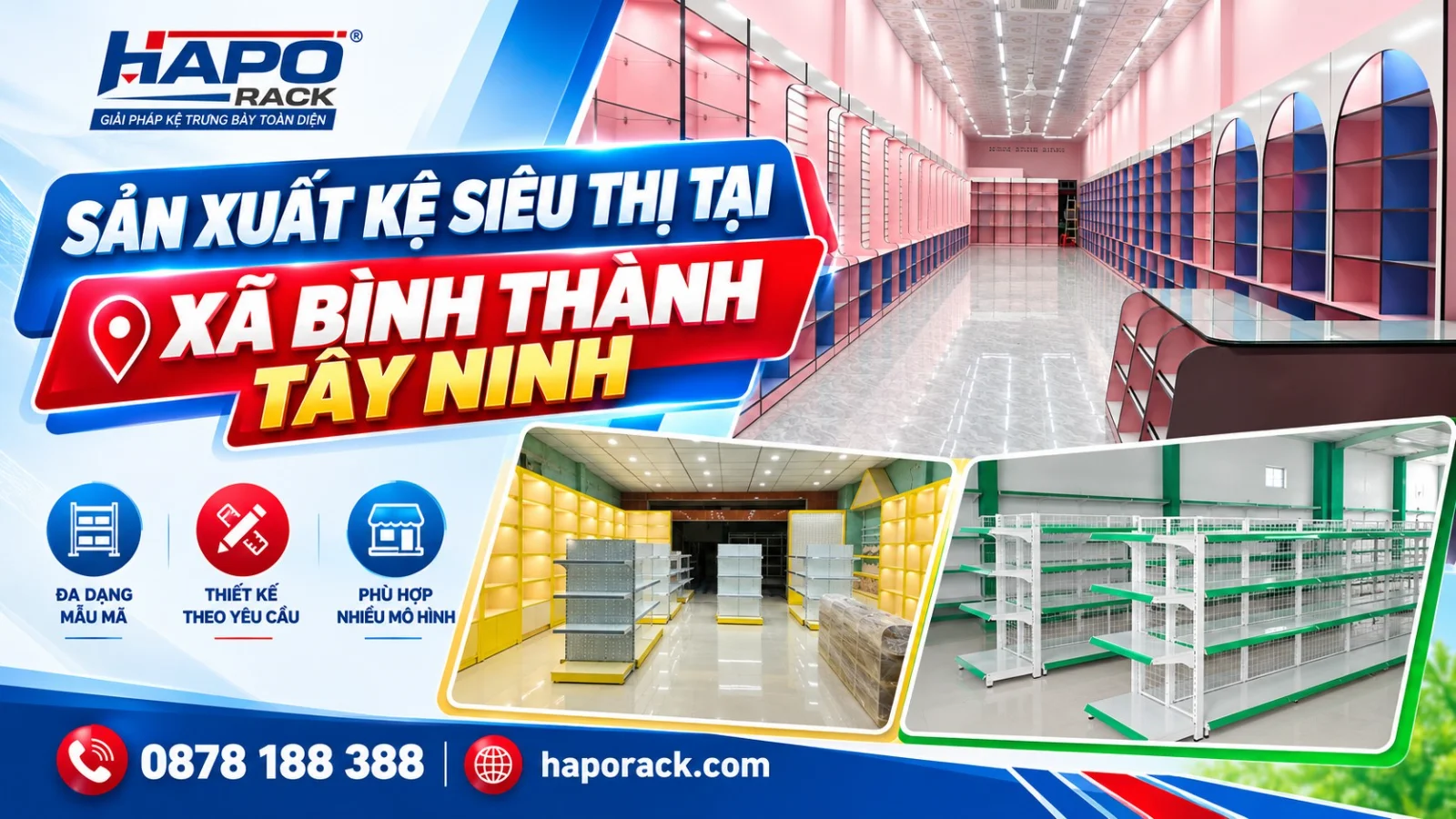 Sản Xuất Kệ Siêu Thị Tại Xã Bình Thành Tây Ninh Chất Lượng, Giá Cạnh Tranh