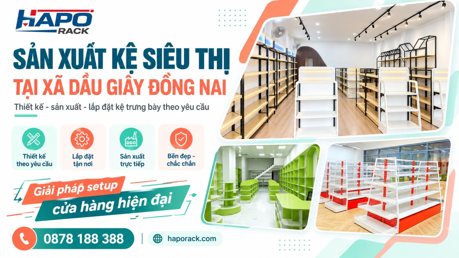 Sản Xuất Kệ Siêu Thị Tại Xã Dầu Giây Đồng Nai Theo Yêu Cầu
