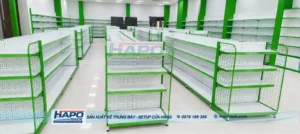 sản xuất kệ siêu thị tại xã Đức Hòa Tây Ninh