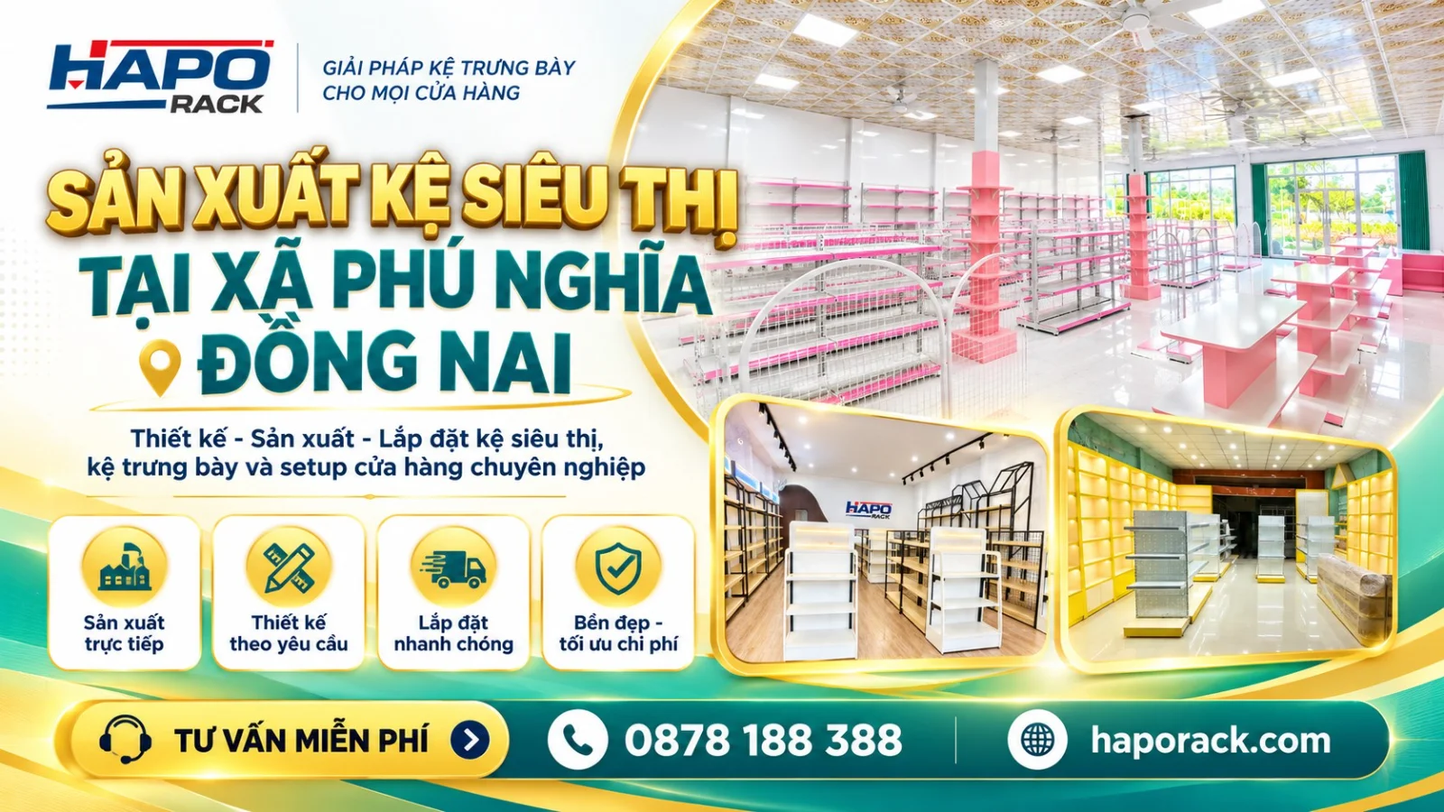 Sản Xuất Kệ Siêu Thị Tại Xã Phú Nghĩa Đồng Nai Giá Tốt