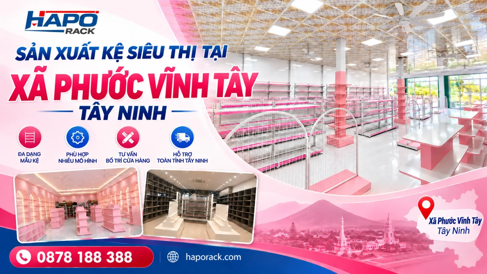 Sản Xuất Kệ Siêu Thị Tại Xã Phước Vĩnh Tây Tây Ninh Đa Dạng Mẫu Mã