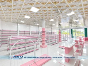 sản xuất kệ siêu thị tại xã Phước Vĩnh Tây Tây Ninh