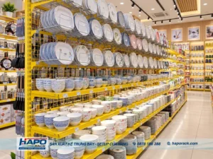 sản xuất kệ siêu thị tại xã Tân Tập Tây Ninh