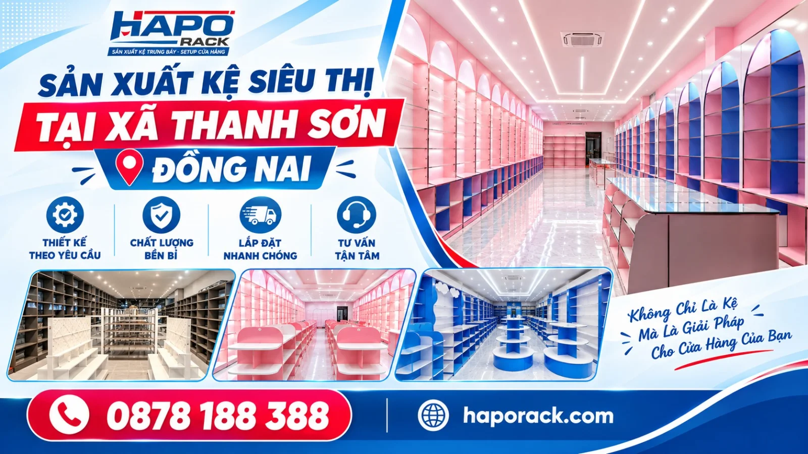 Sản Xuất Kệ Siêu Thị Tại Xã Thanh Sơn Đồng Nai Giá Tận Xưởng