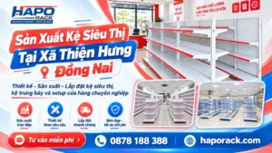 Sản Xuất Kệ Siêu Thị Tại Xã Thiện Hưng Đồng Nai Giá Tốt