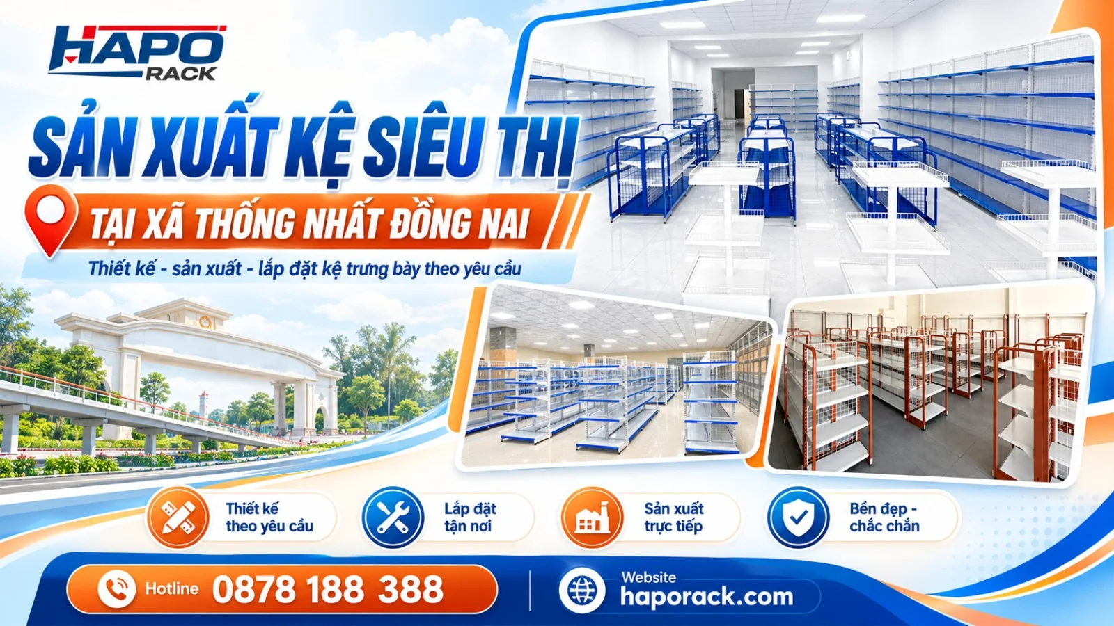 Sản Xuất Kệ Siêu Thị Tại Xã Thống Nhất Đồng Nai Giá Rẻ, Chất Lượng Cao