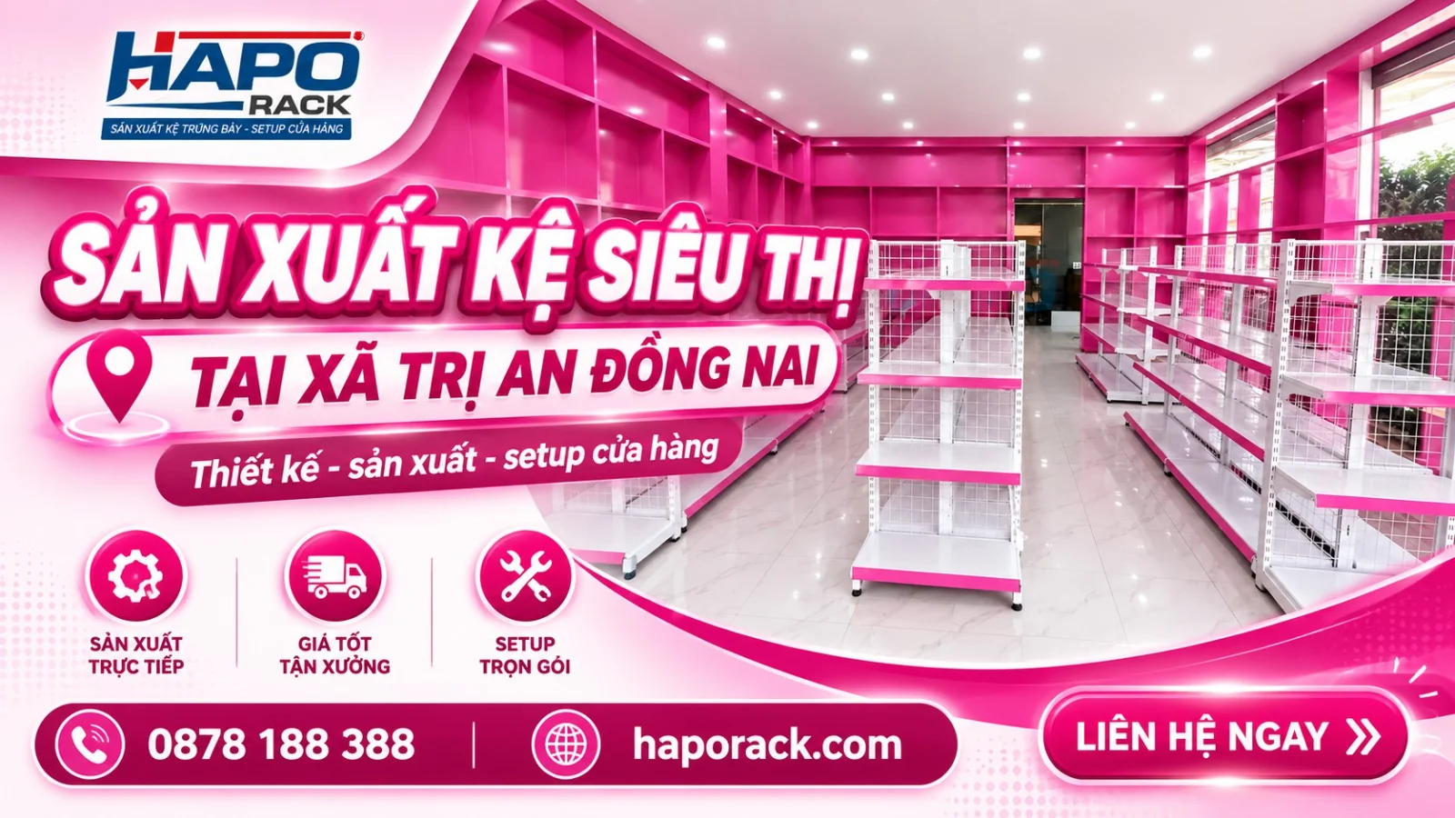 Sản Xuất Kệ Siêu Thị Tại Xã Trị An Đồng Nai Giá Rẻ, Chất Lượng Cao