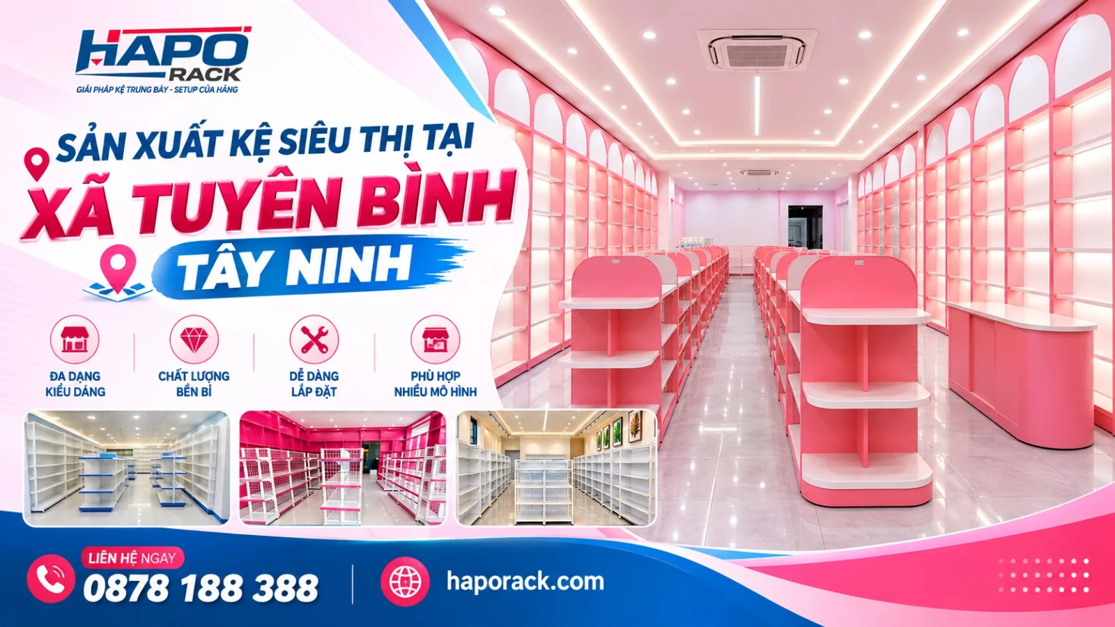 Sản Xuất Kệ Siêu Thị Tại Xã Tuyên Bình Tây Ninh Uy Tín, Bền Đẹp