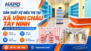 Sản Xuất Kệ Siêu Thị Tại Xã Vĩnh Châu Tây Ninh Tối Ưu Trưng Bày Hàng Hóa