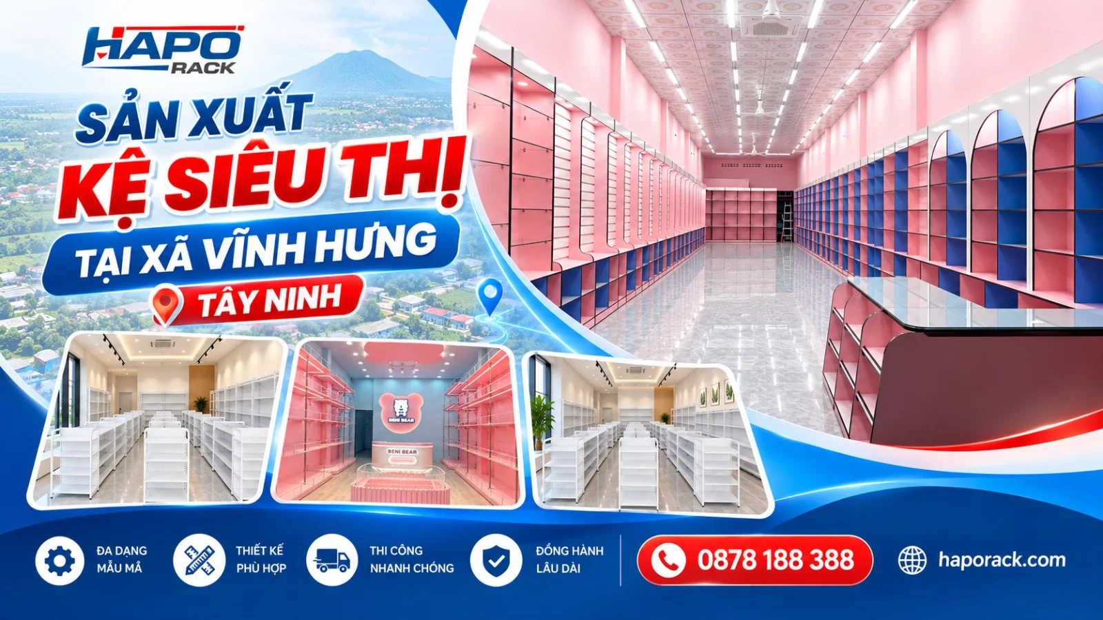 Sản Xuất Kệ Siêu Thị Tại Xã Vĩnh Hưng Tây Ninh Chất Lượng, Bền Bỉ