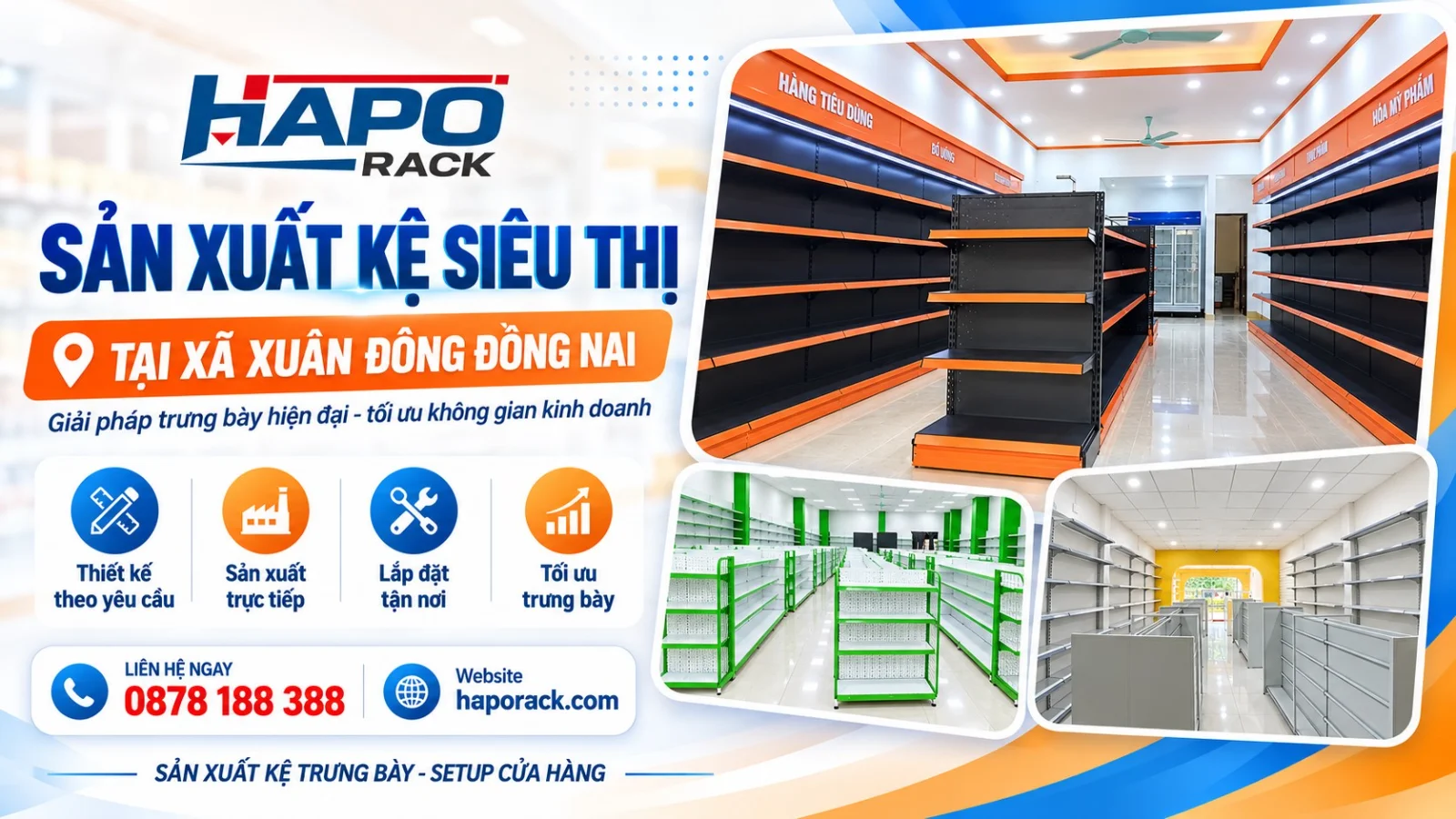 Sản Xuất Kệ Siêu Thị Tại Xã Xuân Đông Đồng Nai Giá Tốt, Chất Lượng Cao