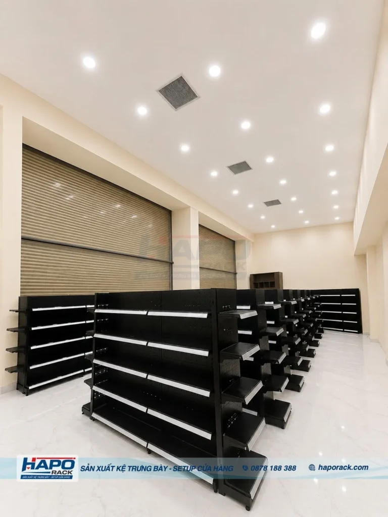 SETUP KỆ SIÊU THỊ CỬA HÀNG TIỆN LỢI TẠI PHAN THIẾT BÌNH THUẬN