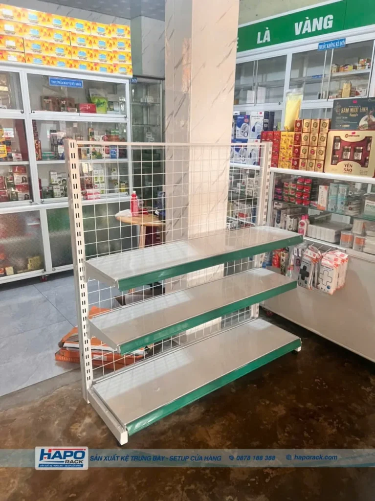 SETUP KỆ SIÊU THỊ NHÀ THUỐC TẠI ĐÀ LẠT