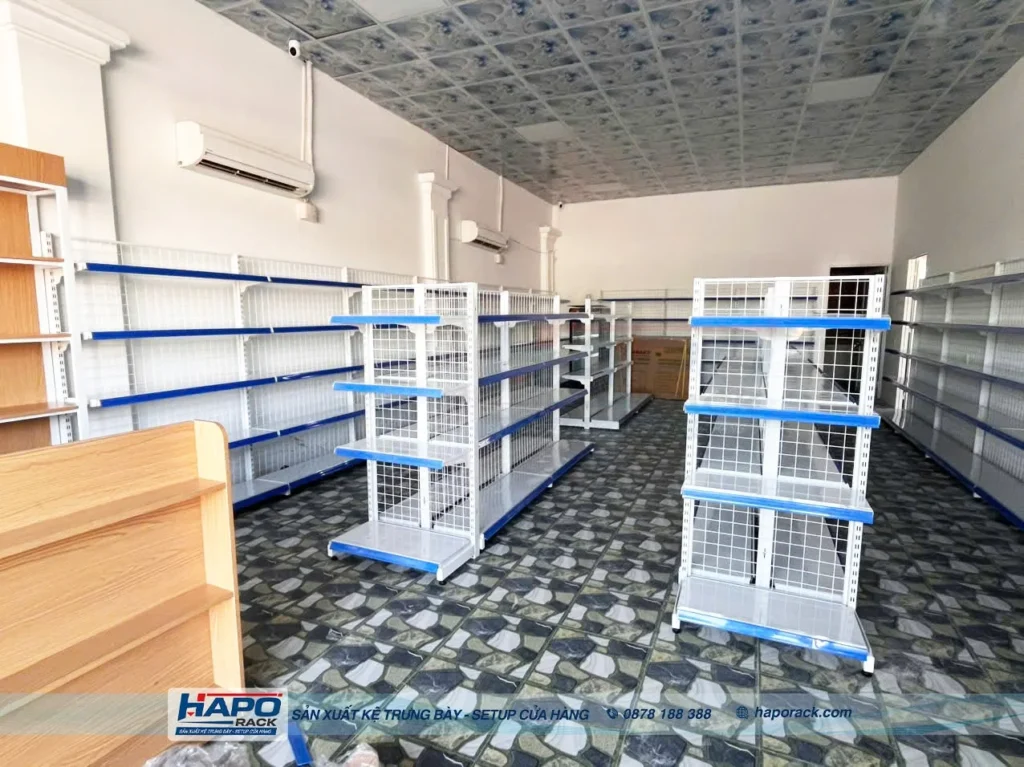 SETUP KỆ SIÊU THỊ CÔNG TY THƯƠNG MẠI ÍCH GIA TẠI BÌNH CƠ, TP. HCM
