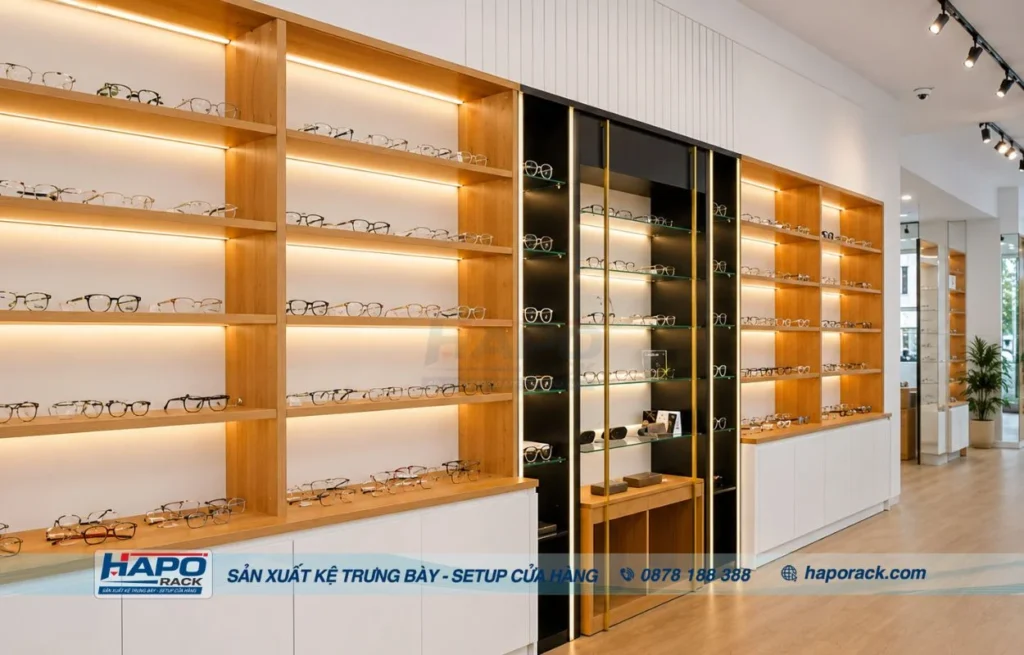 Thiết Kế Cửa Hàng Mắt Kính Tại Xã An Lão, Gia Lai – Tư Vấn Phù Hợp Ngân Sách