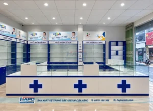 Thiết Kế Cửa Hàng Nhà Thuốc Tại Xã Bình Dương TP. HCM