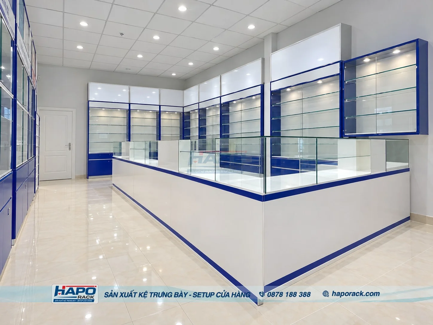 Thiết Kế Nội Thất Nhà Thuốc Tại Xã Phù Mỹ Tây TP. HCM